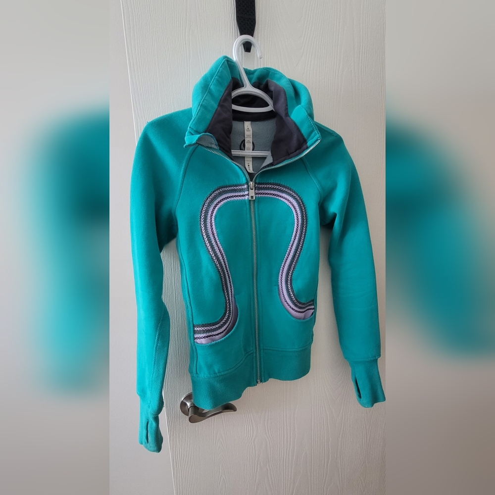 Lululemon Cuddleup Jacket Teal/Lilac/Grey